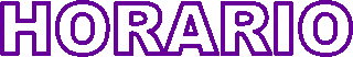 HORARIO